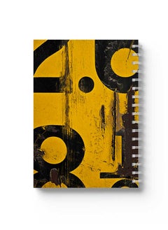 Spiral Notebook Aesthetic Bg Number Art Bg for school, study, work, business 18x25cm taking with 80 sheets