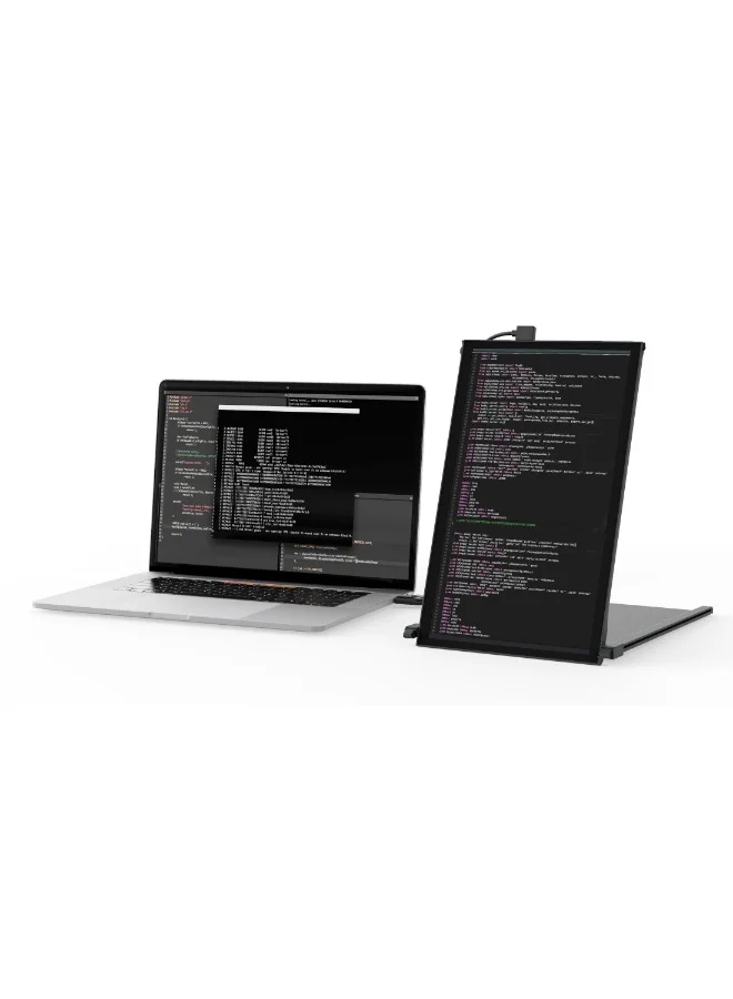Mobile pixel Duex Plus Portable Monitor, 13.3" FHD 1080P IPS Ultra Slim Laptop Screen Extender, USB A/USB C Plug and Play Auto Screen Rotate, Windows/Mac/Android/Switch Compatible - Black