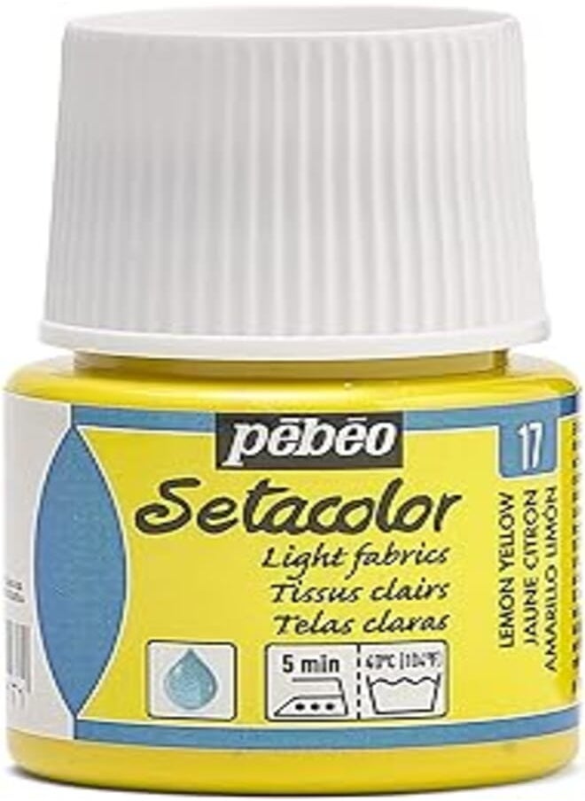 Pebeo PEBEO Setacolor Light Fabric Paint 45-Milliliter Bottle, Lemon,Lemon 