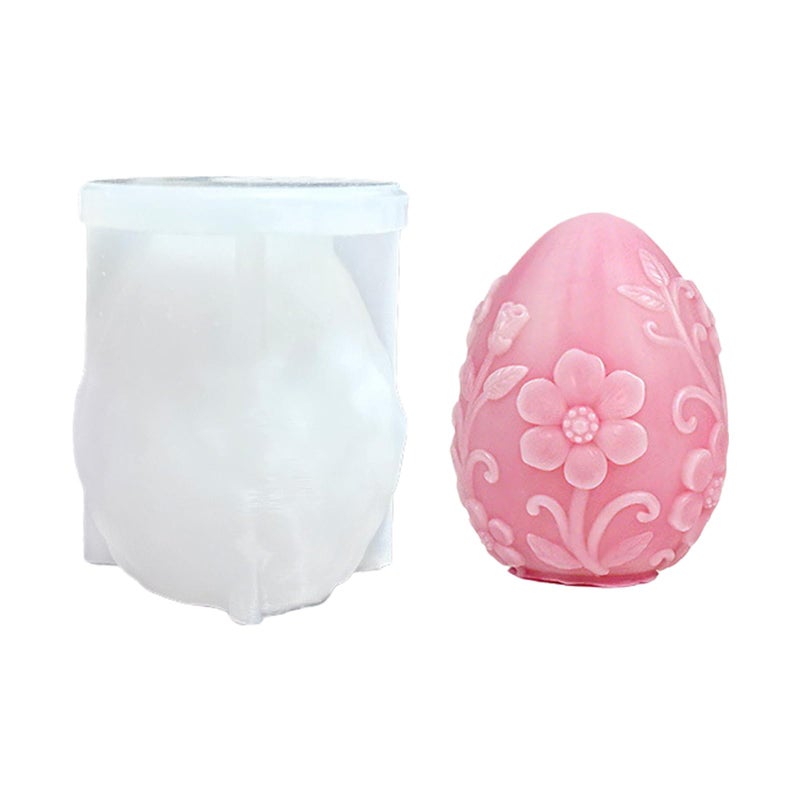 Flower Eggshell Silicone Mold For Resin Casting Soap Chocolate Baking Food Safe - Image 2