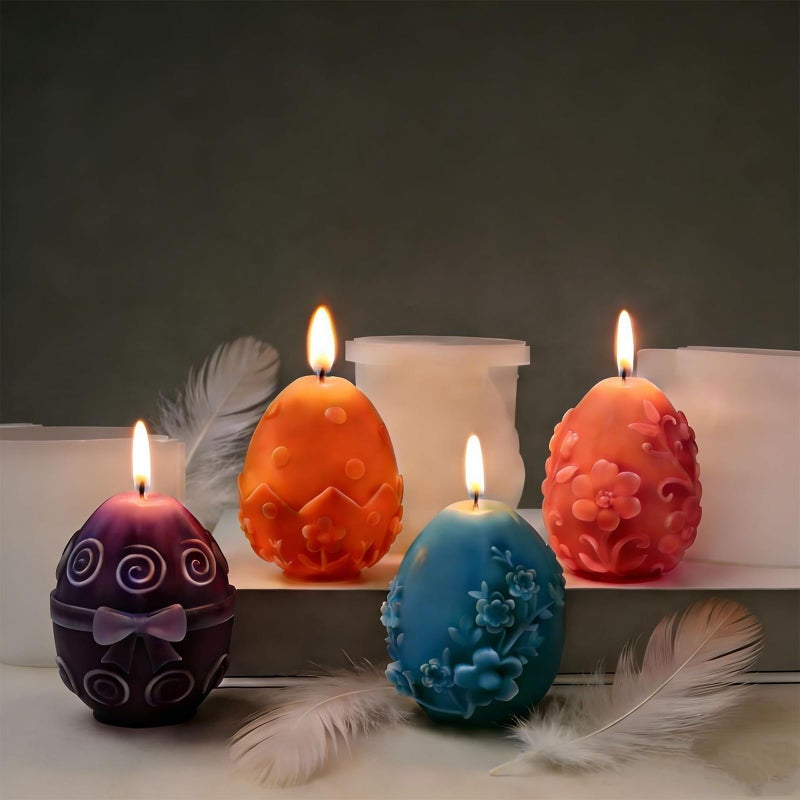 Flower Eggshell Silicone Mold For Resin Casting Soap Chocolate Baking Food Safe - Image 5
