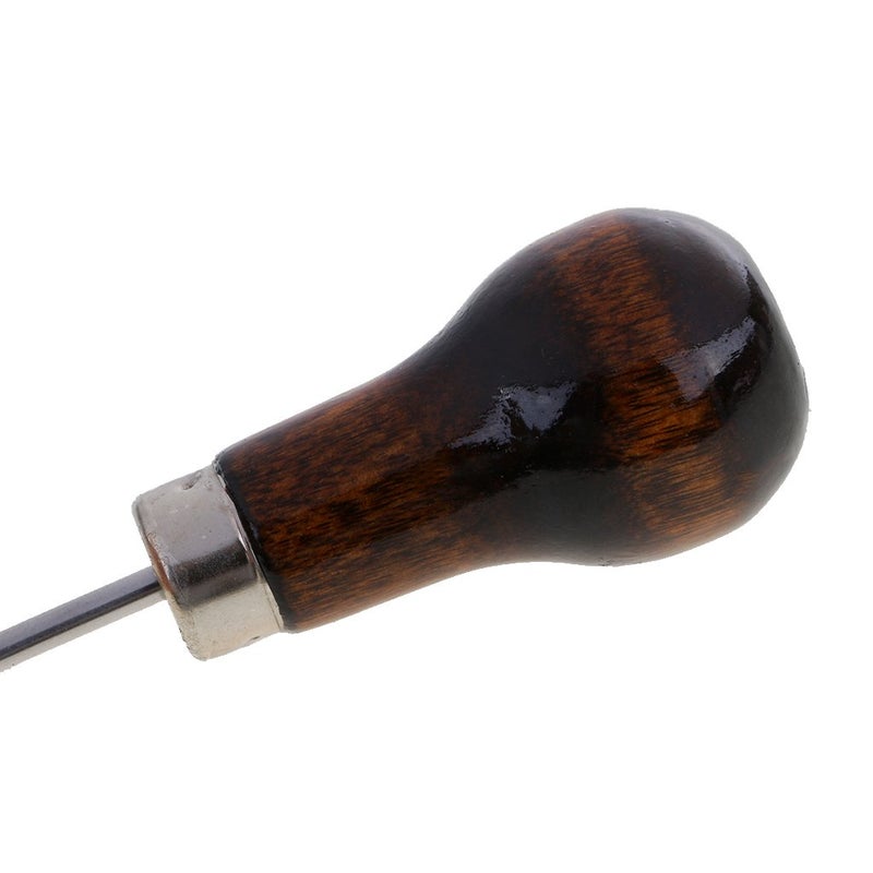 Segolike Wood Handle Scratch Awl Pinpoint Hole Punching Clicker Hand Tool Pin Sewing Punching Stitching Hole Maker - Image 5
