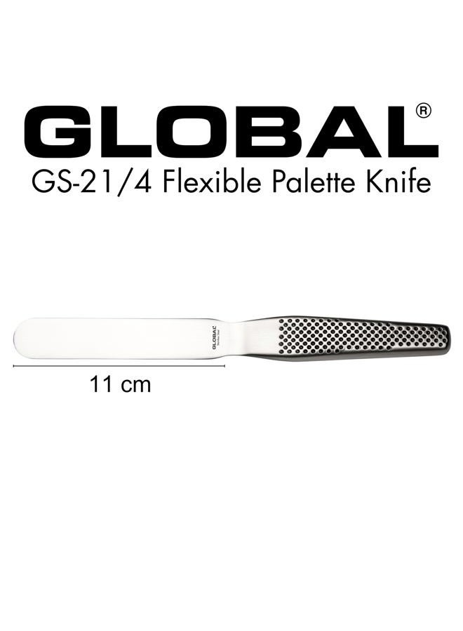 Global 4 inch Straight Spatula, Stainless Steel, GS-21/4 - Image 2