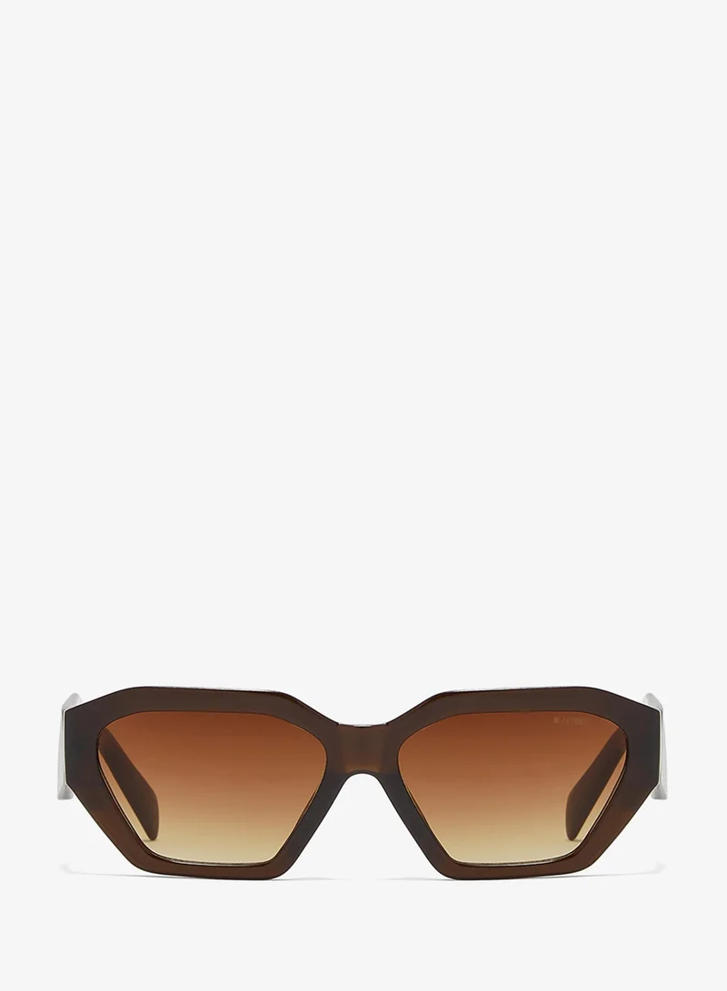 Blackout Women's THETA Sunglasses - Lens Size: 57 mm - Brown