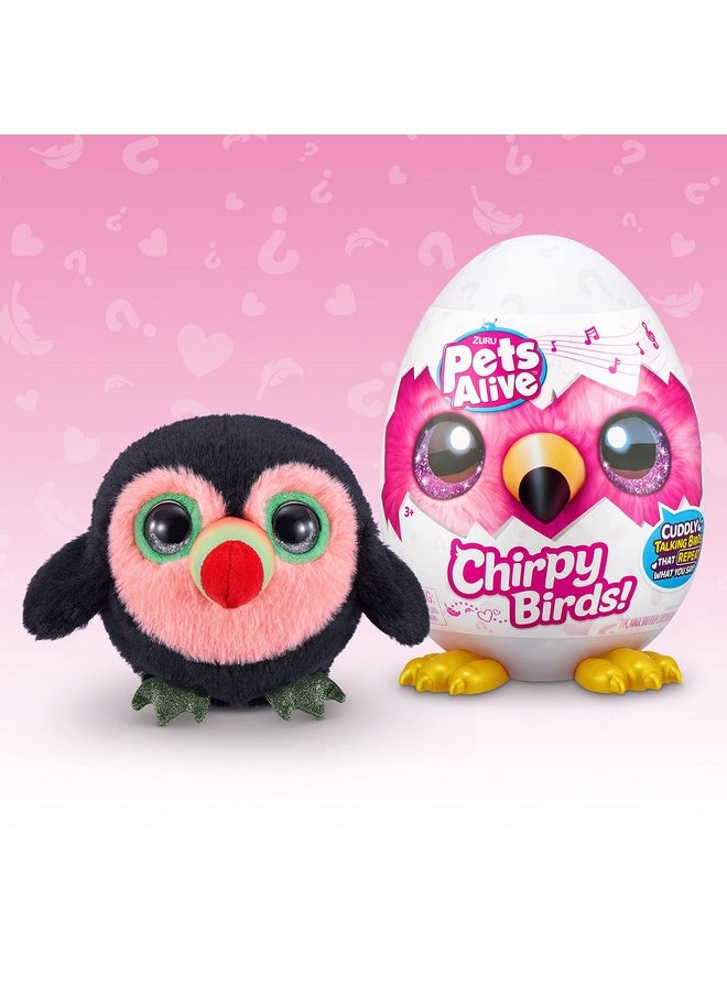 Chirpy Birds (Toucan) By Zuru, Electronic Pet That Speaks, Giant Surprise Egg, Stickers, Comb, Fluffy Clay, Bird Animal Plush For Girls - pzsku/ZEA289597D6AF15C425E2Z/45/_/1724129494/1e472b1e-b20e-4c10-90f6-80592851d7e3