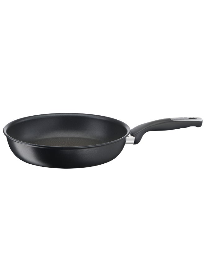 تيفال TEFAL مقلاة | UNLIMITED 22 سم | مقاومة للخدش | طلاء غير لاصق 100% آمن | مؤشر حرارة Thermo Signal™ | تحمير مثالي | صنع في فرنسا | متوافقة مع الحث | ضمان لمدة سنتين | G2550302 أسود - Image 3