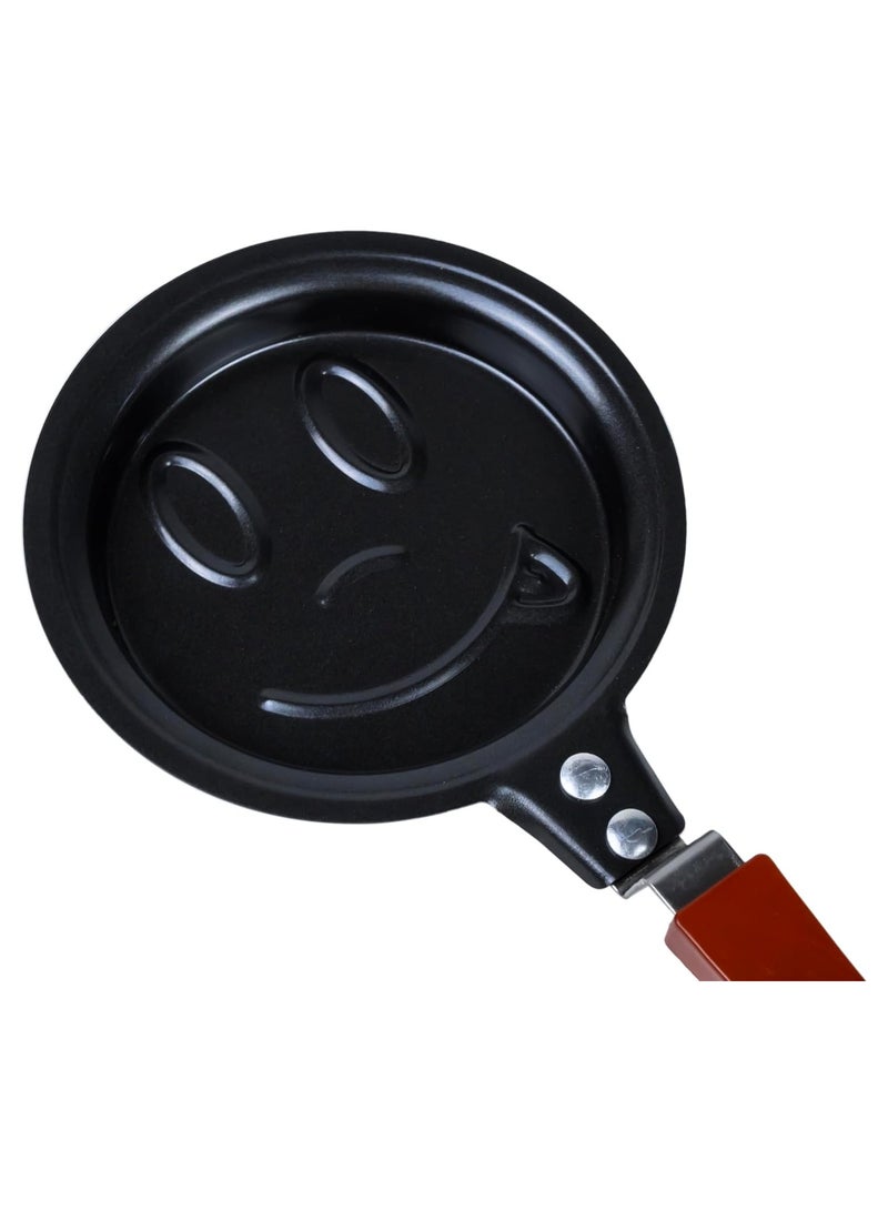 Cuisine Art Mini 12 cm Fry Pan - Smile Design - Black(MPD-12R)  - Image 2