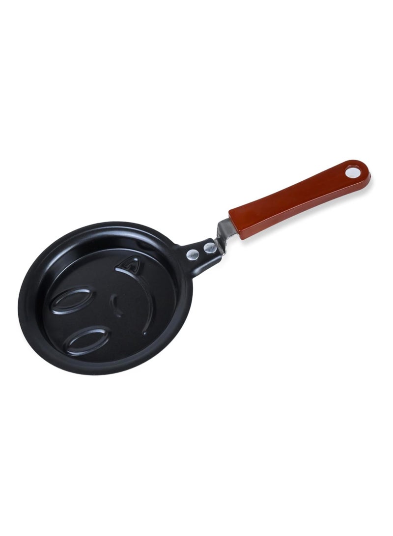 Cuisine Art Mini 12 cm Fry Pan - Smile Design - Black(MPD-12R)  - Image 3