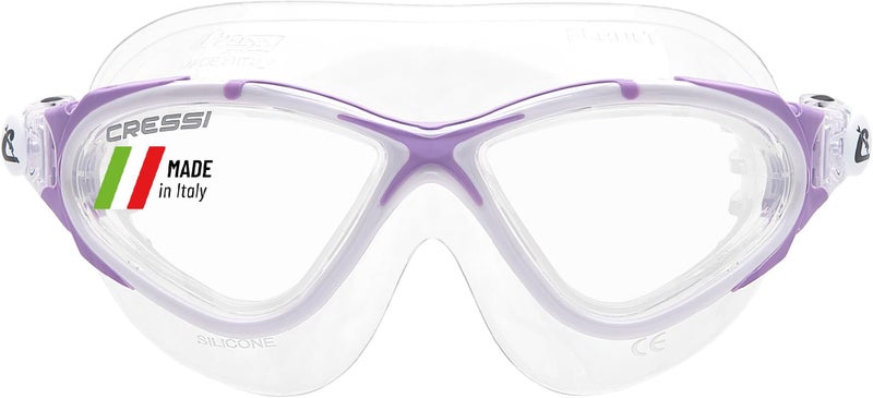 كريسي نظارات سباحة Cressi Planet Goggles - نظارات عالية الجودة للسباحة والحمامات السباحية وسباقات الترياثلون وجميع رياضات المياه، مقاس واحد، للبالغين من كلا الجنسين - Image 1