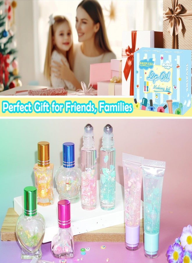BRIPATI Lip Gloss Making Kit, Lip Oil DIY Kits, Make Your Own Lip Glosses Set with Roller Bottles, Lip Gloss for Girls, Moisturizing Lipstick Set, All-Inclusive Lip Glosses Making Kit - Image 5