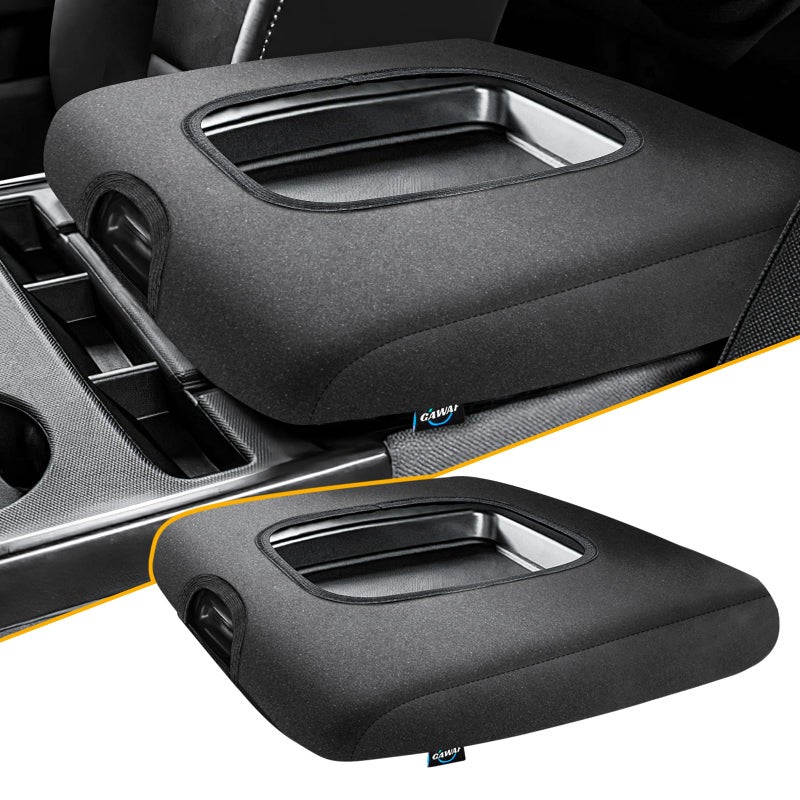 GAWAF Center Console Cover Compatible with Chevy Silverado 2014 2015 2016 2017 2018 with 402040 Jump Seat Console Armrest Cover Protector for Middle Console Car Accessories - Image 2