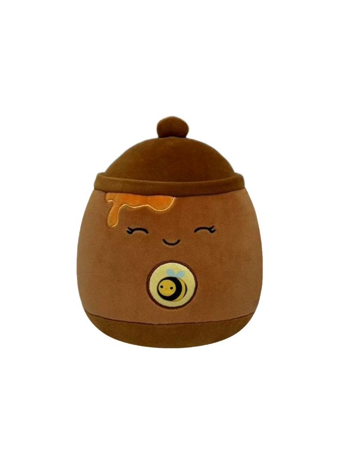 Squishmallows SQCR - Little Plush (7.5" Squishmallows) (D'Angela - Brown Honey Jar W/Closed Eyes) - (2 UNITS) - Image 1