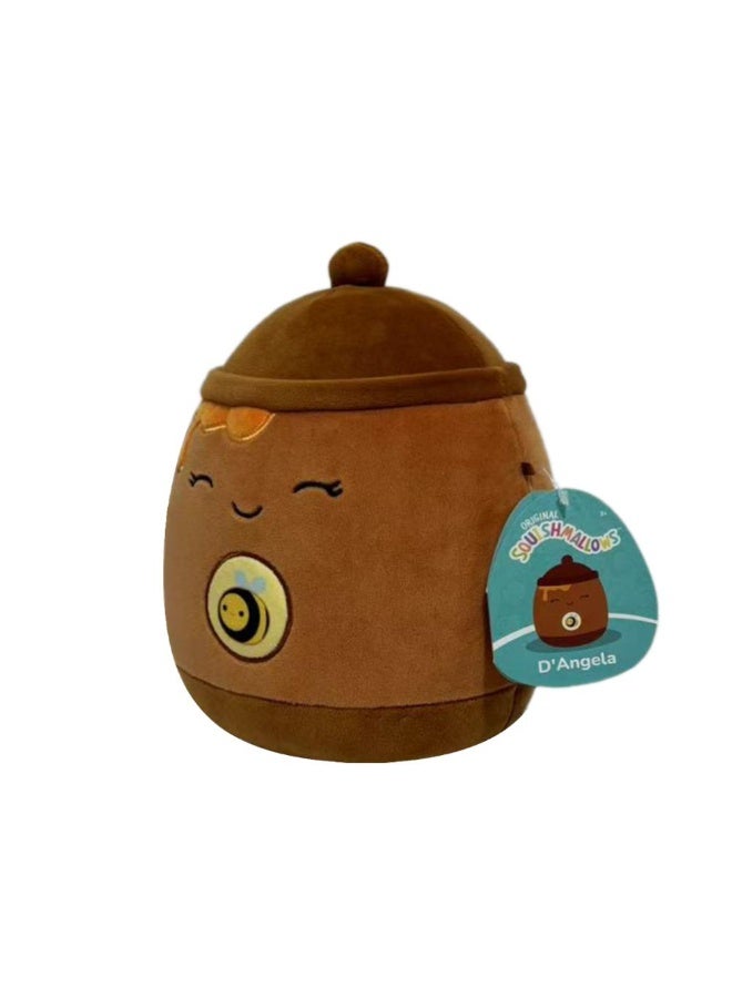 Squishmallows SQCR - Little Plush (7.5" Squishmallows) (D'Angela - Brown Honey Jar W/Closed Eyes) - (2 UNITS) - Image 5