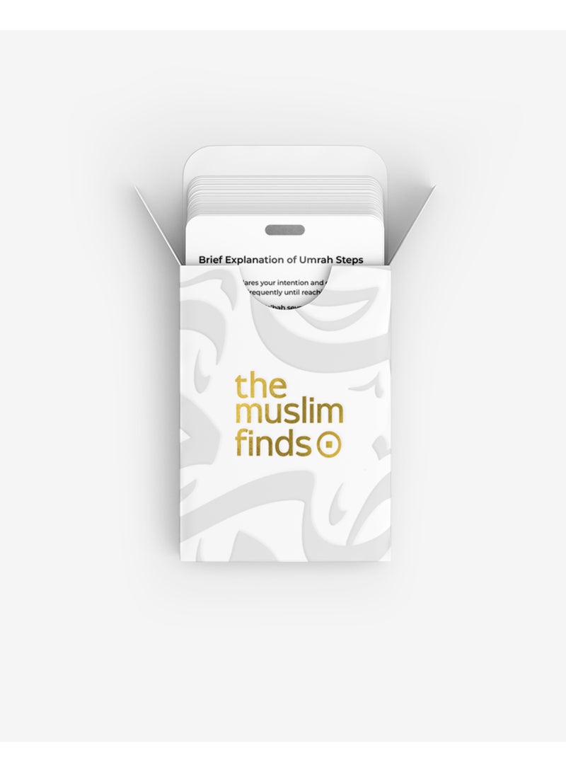 بطاقات أدعية العمرة – دليل العمرة خطوة بخطوة (عربي + إنجليزي) - Image 3