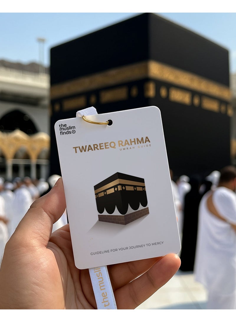 بطاقات أدعية العمرة – دليل العمرة خطوة بخطوة (عربي + إنجليزي) - Image 1