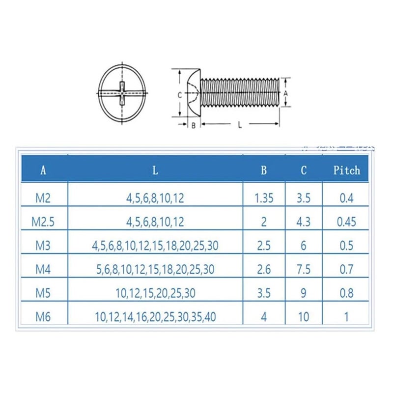 M5X6 Nylon Insulation Screw Bolt Nut Set For LED Lighting Model Home DIY Fastener - Image 4