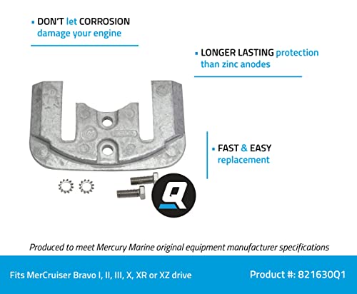 Quicksilver 806189Q1 Aluminum Anode for MerCruiser Alpha One Gen II Trim Cylinders - Image 2