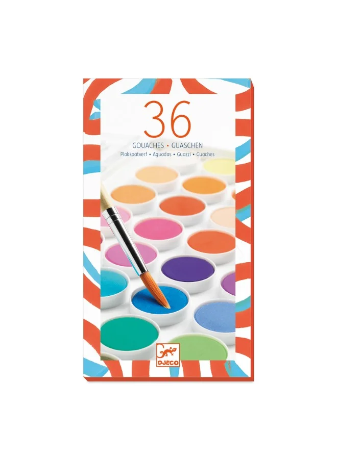 DJECO 36 Colour Cakes