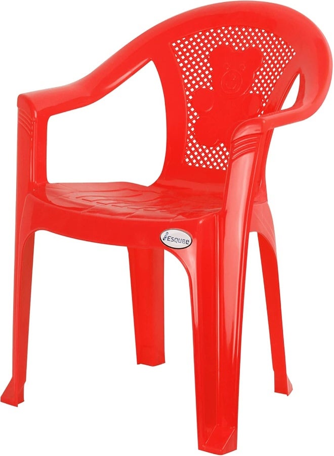 ESQUBE Esqube Koala Baby Chair - Plastic Study Chair Red  - Image 1