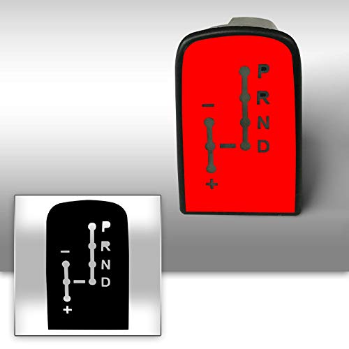 Gomu Shifter Gear Position Indicator Vinyl Overlay Wrap Decal Compatible with Maserati Granturismo Quattroporte Matte Black - Image 3