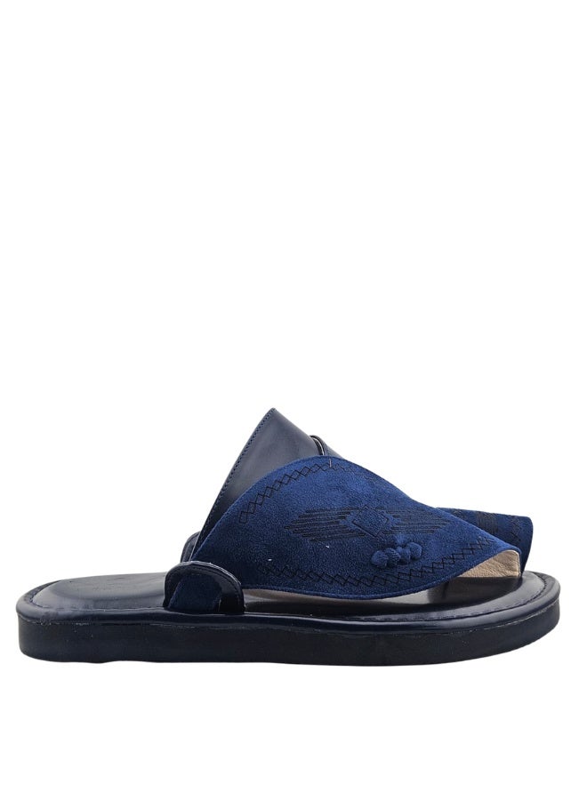 AL Fanoos Men's Arabic Toe Sandal Al Fanoos Classic Dual-Texture Design - Image 1