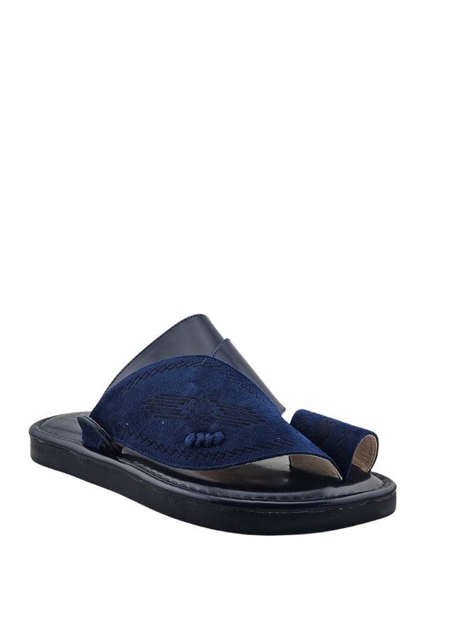 AL Fanoos Men's Arabic Toe Sandal Al Fanoos Classic Dual-Texture Design - Image 3