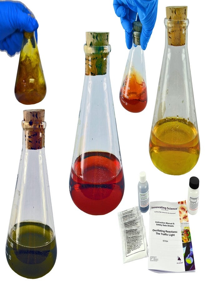 ALDON Innovating Science 'Traffic Light' Chemistry Demo Kit - Oscillating Reactions - Image 2
