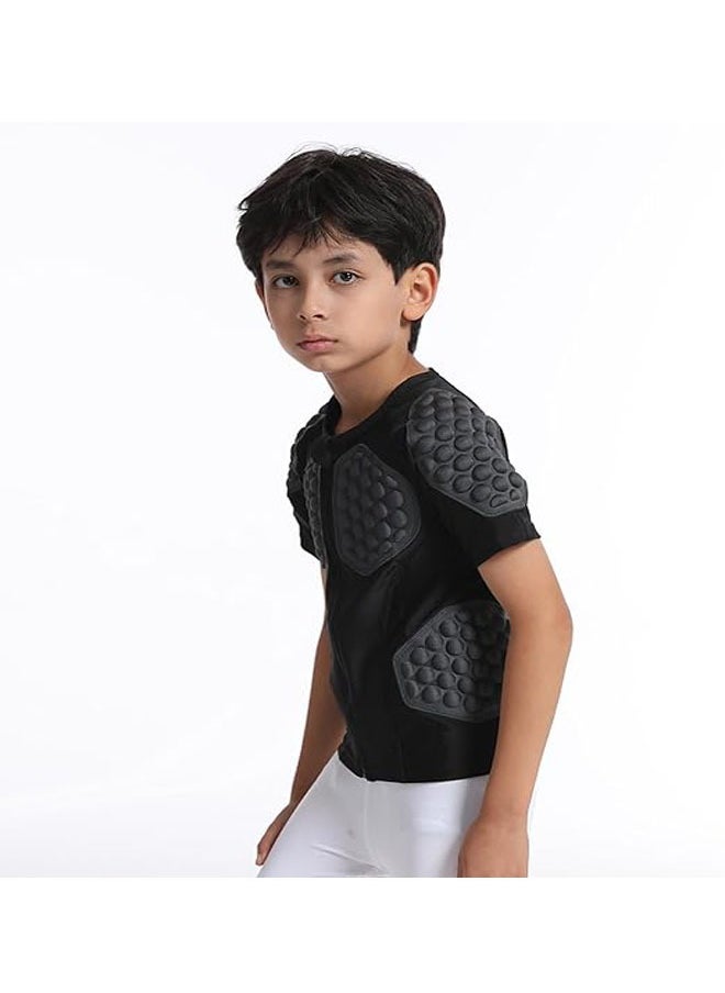 General - Football protective cushion shirt, goalkeeper compression shockproof shirt, football goalkeeper children's chest protection sports crash suit - Image 1
