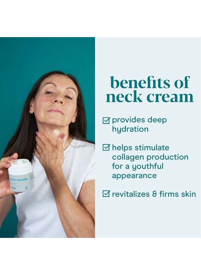 Baebody - Critically Acclaimed Firming Neck Cream - Sagging Skin Tightener with AHAs, CoQ10, Glycolic Acid, Green Tea, 1.7 Oz - Image 1