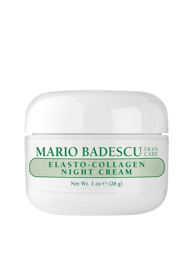 MARIO BADESCU Elasto-Collagen Night Cream, Anti Aging Collagen Cream For Dry Or Sensitive Skin, Facial Skin Care Infused With Vitamin E Moisturizer, 1 Oz - Image 1