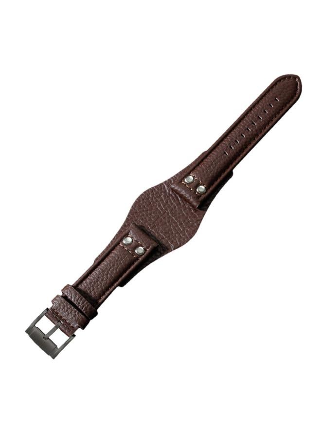 [سبوت] ساعة جلد بقري حقيقية مع فوسيل Ch2564 Ch2565 22mm