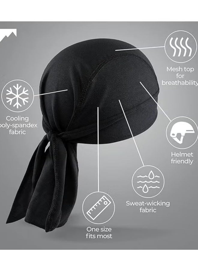 هابي دي قبعة بطانة خوذة دودي راج ذات خاصية سحب العرق لتبريد قبعة كبيرة لرباط الرأس للدراجات النارية للرجال والنساء - Image 2