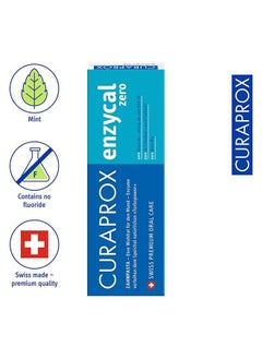 CURAPROX كورابروكس إنزيكال زيرو، 75 مل. معجون أسنان خالي من الفلورايد للحماية من التسوس ومحاربة البلاك.  - Image 2