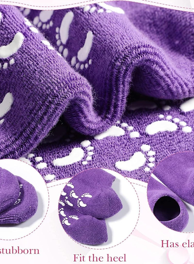 Gel Socks for Men & Women Soft Moisturizing Gel Socks for Dry Cracked Feet Moisturizing Moisturizing Socks Infused with Essential Oils & Vitamins (Black)