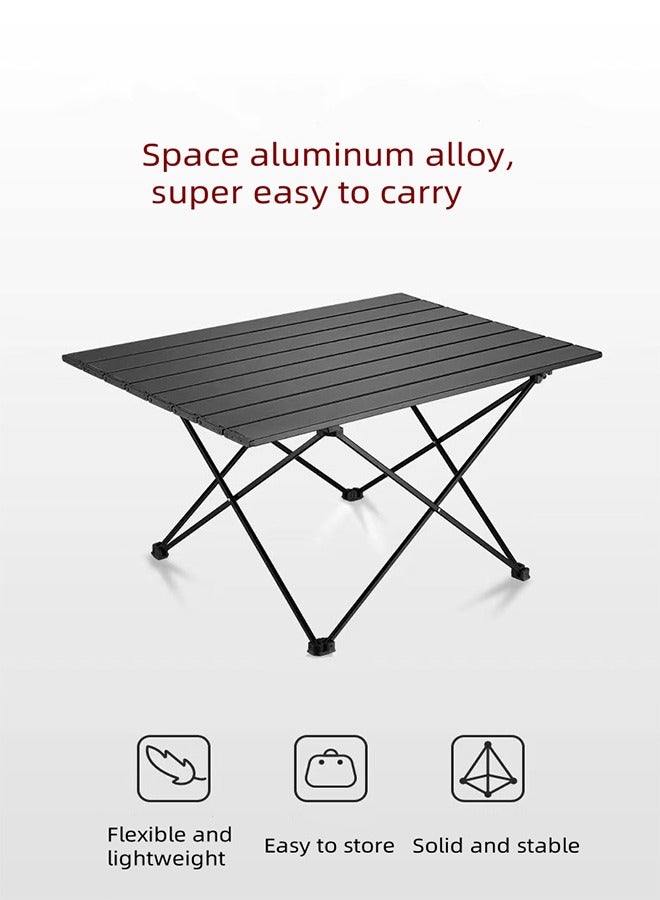 Generic Portable Folding Camping Table, Made of Aluminum Alloy, Easy And Quick to Assemble, Suitable for Outdoor Environments, For Picnics, Camping, Beaches, And Home Use. - Image 2