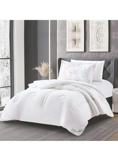 Donetella Bedding Comforter Set, Single Size Fits 120x200 cm - 4-Pcs Digital Print Quilted Bed Set, Microfiber Fabric - 1 Comforter, 1 Fitted Sheet, 1 Pillowcase And  1 Pillow Sham