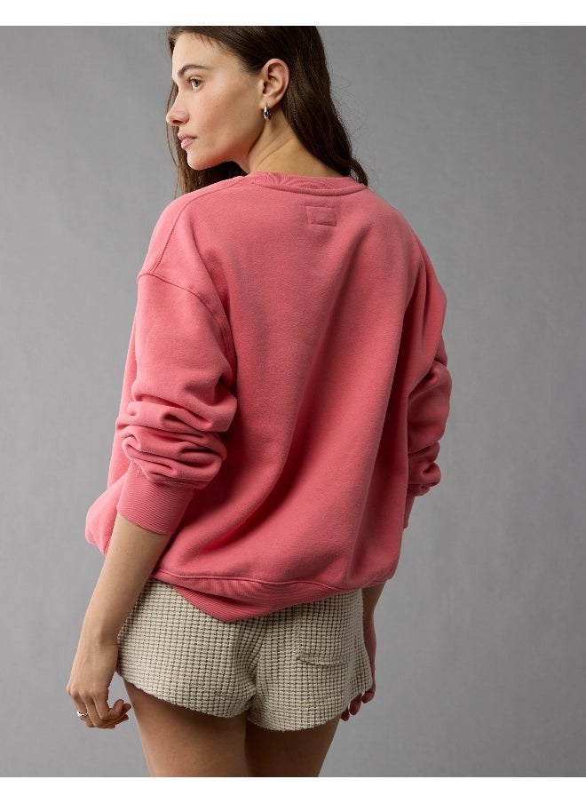 American Eagle - AE Everyday Luxe Crew Neck Sweatshirt - Image 1