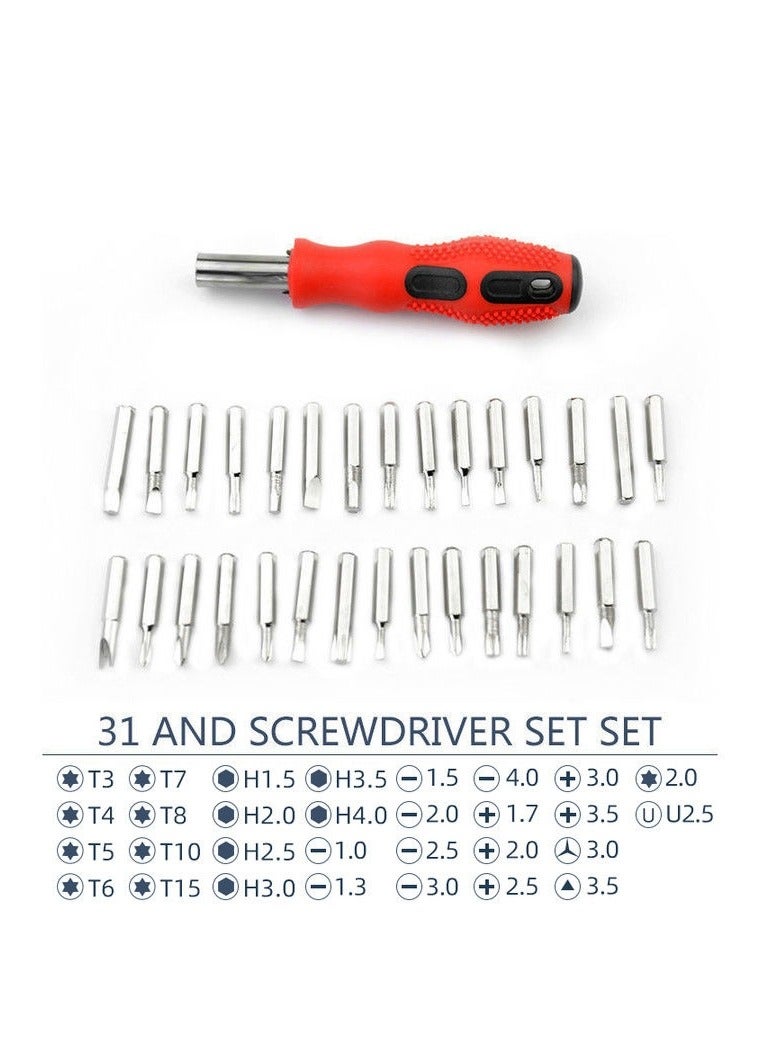 31-In-1 Electric Magnetic Screwdriver Kit With Torx Bits - Image 3