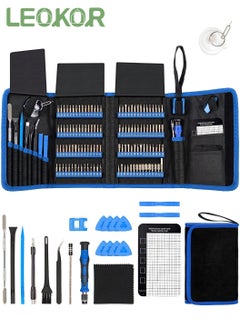 LEOKOR Screwdriver Sets 142 Piece Electronics Precision Screwdriver with 120 Magnetic Bits, Magnetic Repair Tool Kit for Phone/Laptop/Watch  - Image 1