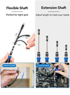 LEOKOR Screwdriver Sets 142 Piece Electronics Precision Screwdriver with 120 Magnetic Bits, Magnetic Repair Tool Kit for Phone/Laptop/Watch  - Image 3