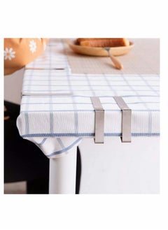 Excefore Tablecloth Clips 12 Pack Thickened Stainless Steel Table Cover Clamps Holder For Picnic Bbq Wedding Diy Party Adjusting Tablecloth Clips Stainless Steel Table Cover Clamps Silver  - Image 5