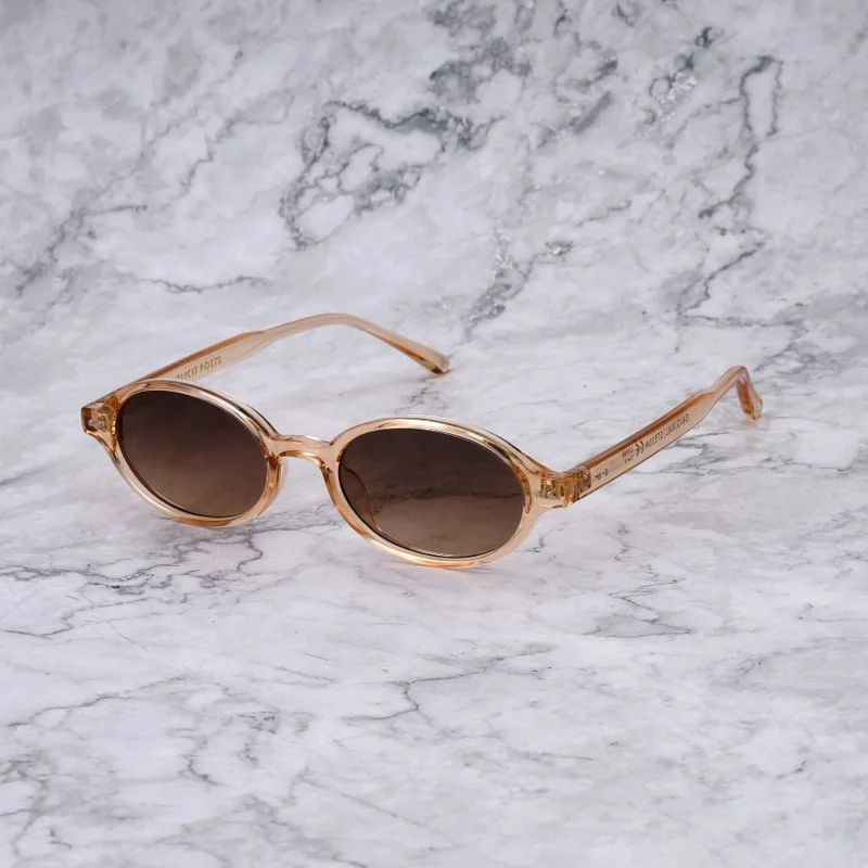Explicit Poets EXPLICIT POETS 29EP7-STELLA CHAMPAGNE-GRADIENT BROWN SUNGLASSES