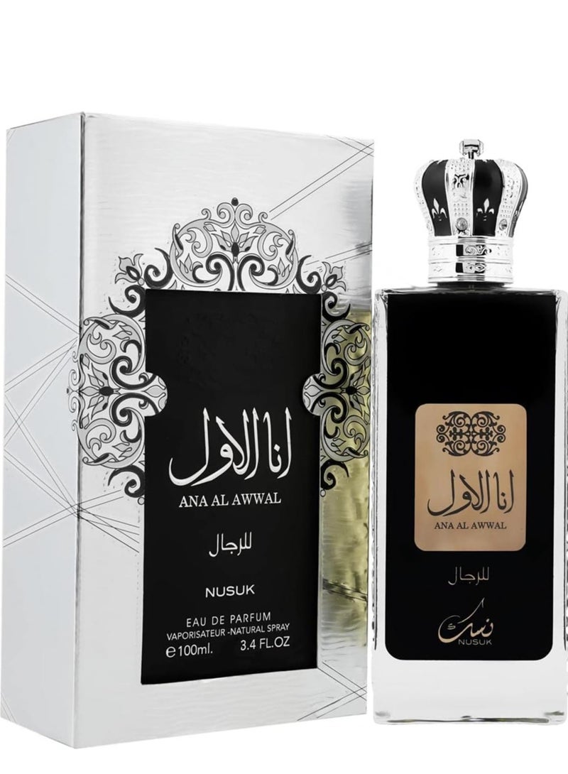 Nusuk Ana Al Awwal Eau De Parfum Spray, 3.4oz/100ml (Men) - Image 1