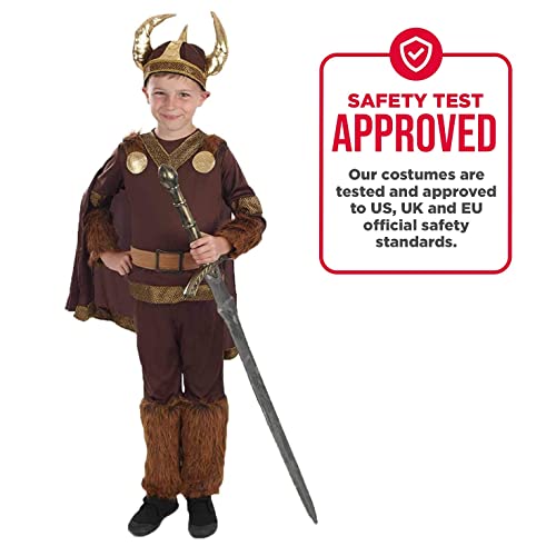fun shack Boys Viking Costume, Viking Costume Kids, Boys Halloween Costumes, Halloween Costumes for Kids, Medium - Image 5