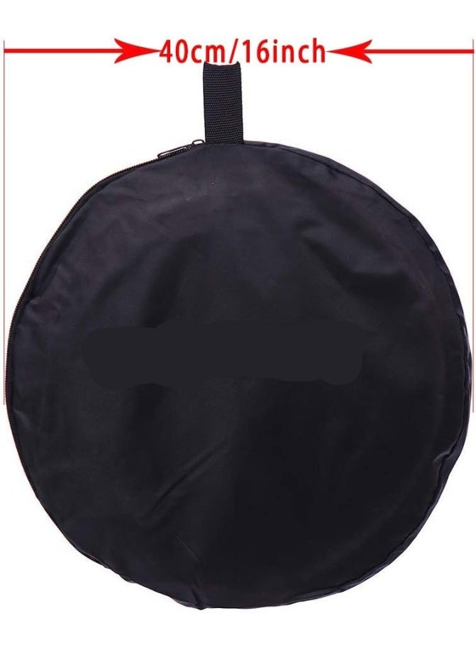 5 in 1 Portable 35"x47"/ 90x120cm Oval Collapsible Multi Disc Photography Studio Photo Camera Lighting Reflector/Diffuser Kit with Carrying Case, Great for Photo Shoots and Taking Pictures in Accurate - Image 3