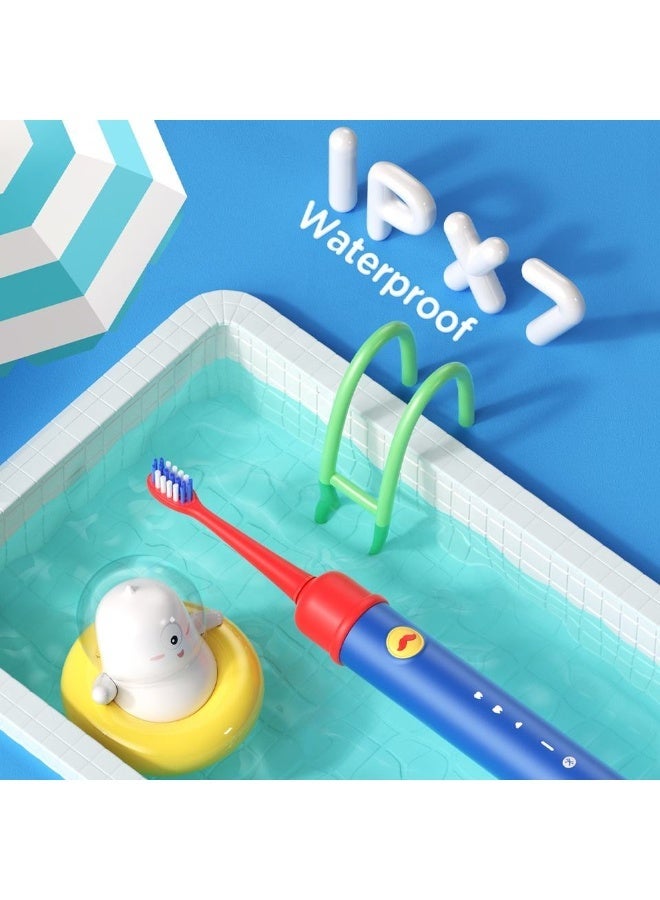 Bitvae K7S Kids Electric Toothbrush for Ages 4+ | Rechargeable Toothbrush for Kids with Pressure Sensor & Smart Bluetooth App | 2-Minute Timer & 3 Cleaning Modes | Perfect Electric Toothbrush for Boys & Girls - Image 4