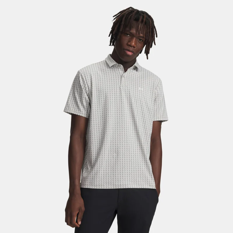 Men's Tee To Green Printed Polo Shirt