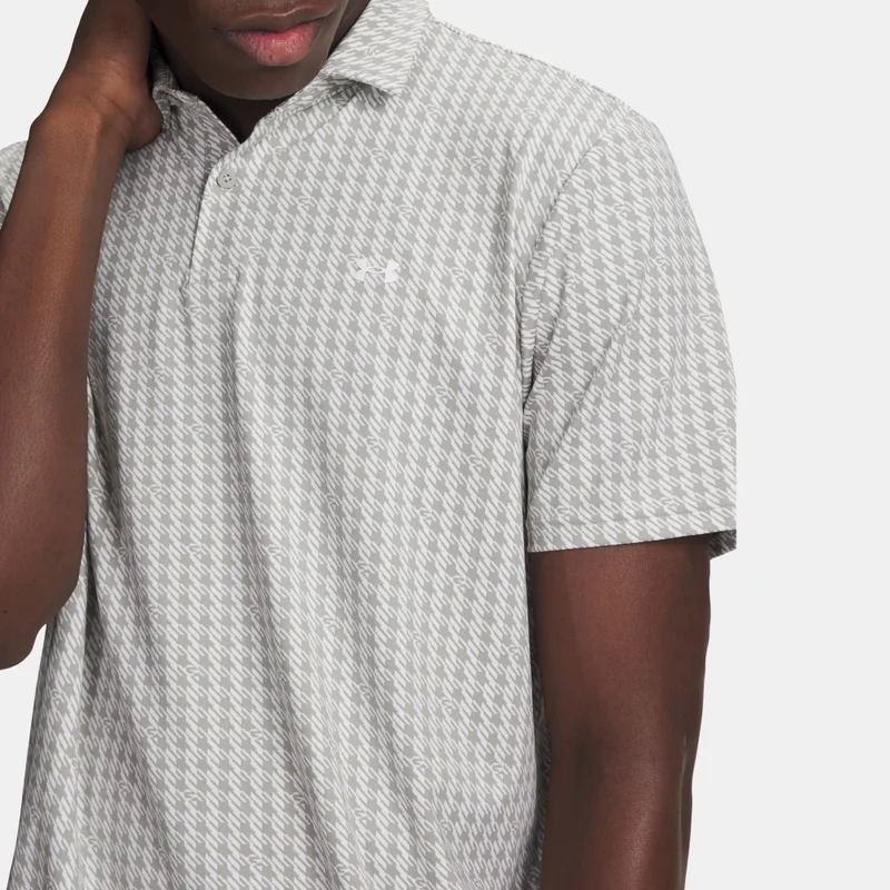 Under Armour Grey Men's Tee To Green Printed Polo Shirt for Men | Best Price UAE