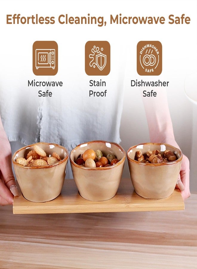 Home Essentials HomeEssentials Set of 3 Ceramic Multipurpose Bowls - Microwave & Dishwasher Safe | Ideal for Snacks, Rice, Dal, Salad & More | Gift Option for Diwali, Anniversaries - Image 5