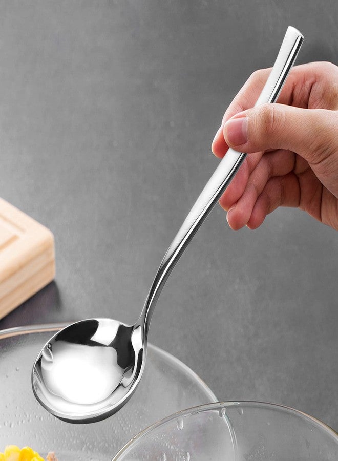Pekky Small Soup Ladle Spoon, Stainless Steel Gravy Ladle Spoon Set, 4 Pieces - Image 4